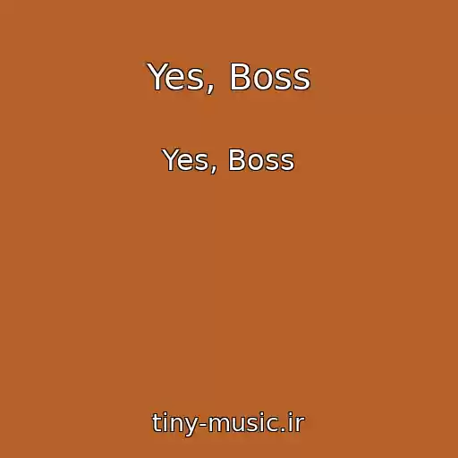 کاور آهنگ Yes, Boss از Yes, Boss