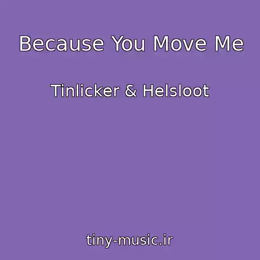 کاور آهنگ Because You Move Me از Tinlicker & Helsloot