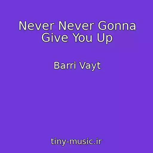 کاور آهنگ Never Never Gonna Give You Up از Barri Vayt