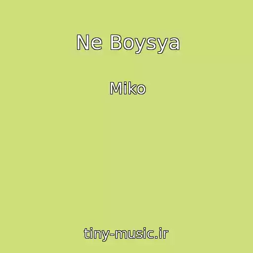 کاور آهنگ Ne Boysya از Miko
