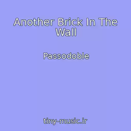 کاور آهنگ Another Brick In The Wall از Passodoble