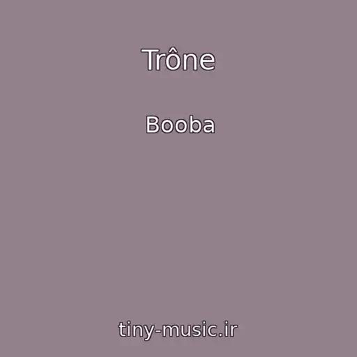 کاور آهنگ Trône از Booba