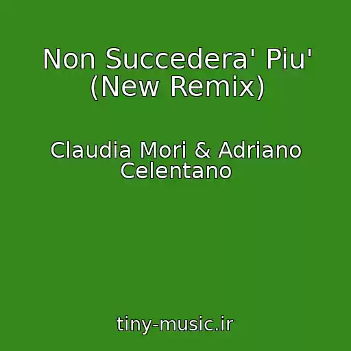 کاور آهنگ Non Succedera' Piu' (New Remix) از Claudia Mori & Adriano Celentano