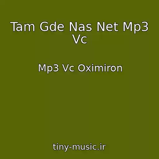 کاور آهنگ Tam Gde Nas Net Mp3 Vc از Mp3 Vc Oximiron