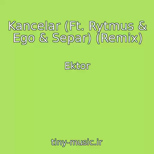 کاور آهنگ Kancelar (Ft. Rytmus & Ego & Separ) (Remix) از Ektor