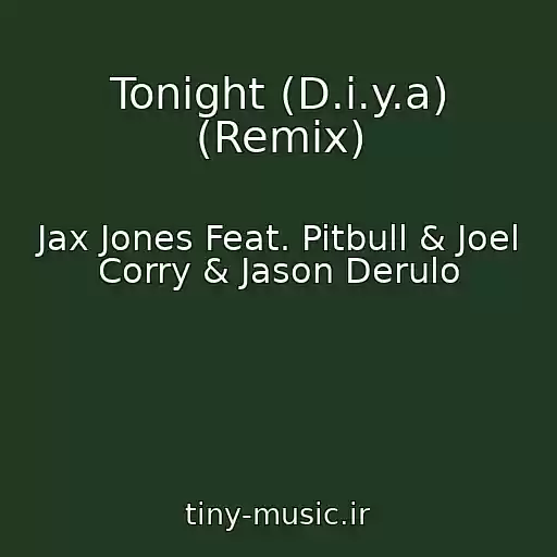 کاور آهنگ Tonight (D.i.y.a) (Remix) از Jax Jones Feat. Pitbull & Joel Corry & Jason Derulo