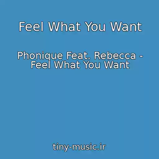 کاور آهنگ Feel What You Want از Phonique Feat. Rebecca - Feel What You Want