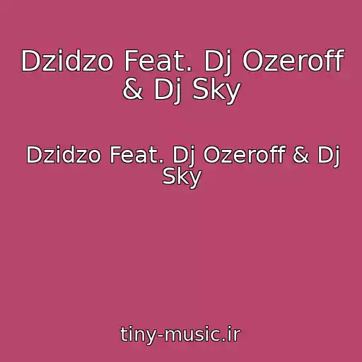 کاور آهنگ Dzidzo Feat. Dj Ozeroff & Dj Sky از Dzidzo Feat. Dj Ozeroff & Dj Sky