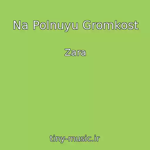 کاور آهنگ Na Polnuyu Gromkost از Zara