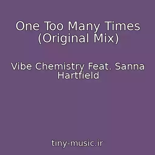 کاور آهنگ One Too Many Times (Original Mix) از Vibe Chemistry Feat. Sanna Hartfield