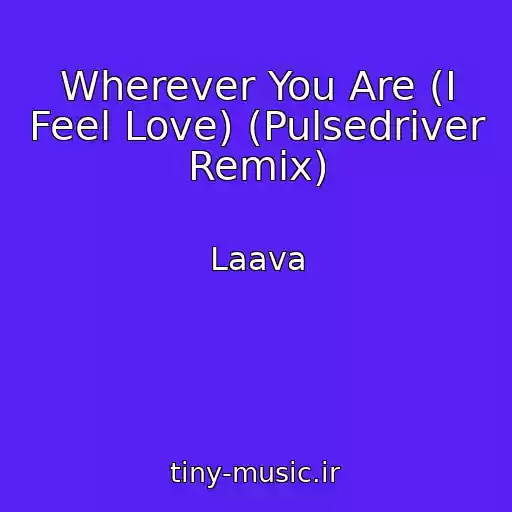 کاور آهنگ Wherever You Are (I Feel Love) (Pulsedriver Remix) از Laava