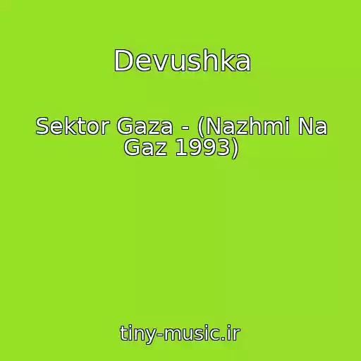 کاور آهنگ Devushka از Sektor Gaza - (Nazhmi Na Gaz 1993)