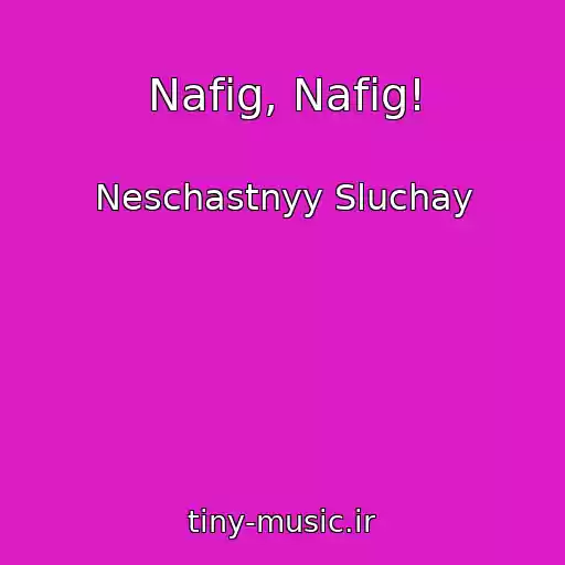 کاور آهنگ Nafig, Nafig! از Neschastnyy Sluchay
