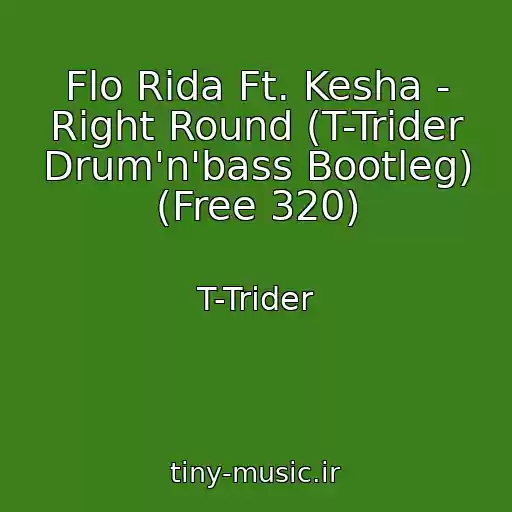 کاور آهنگ Flo Rida Ft. Kesha - Right Round (T-Trider Drum'n'bass Bootleg) (Free 320) از T-Trider