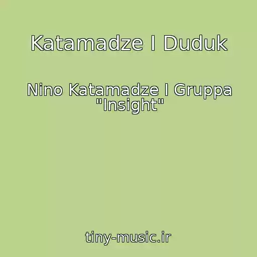 کاور آهنگ Katamadze I Duduk از Nino Katamadze I Gruppa "Insight"