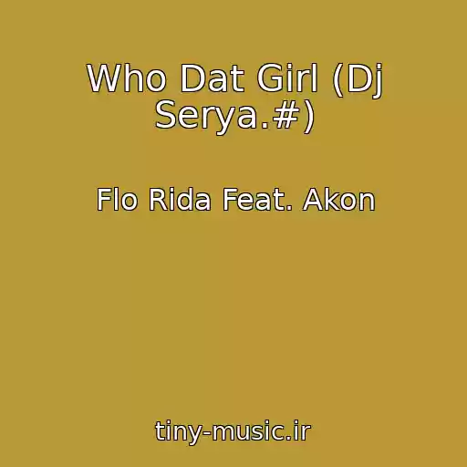 کاور آهنگ Who Dat Girl (Dj Serya.#) از Flo Rida Feat. Akon