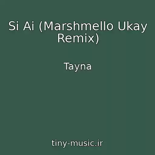 کاور آهنگ Si Ai (Marshmello Ukay Remix) از Tayna