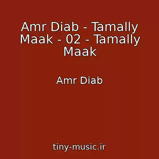 کاور آهنگ Amr Diab - Tamally Maak - 02 - Tamally Maak از Amr Diab