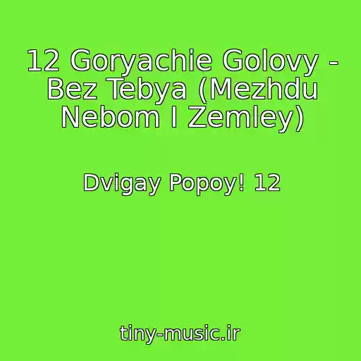 کاور آهنگ 12 Goryachie Golovy - Bez Tebya (Mezhdu Nebom I Zemley) از Dvigay Popoy! 12