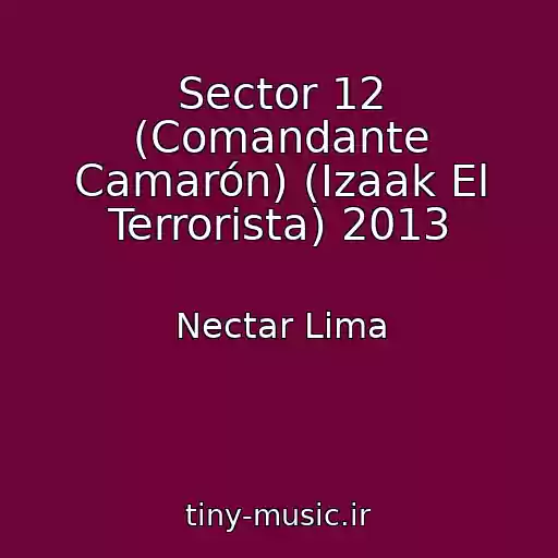 کاور آهنگ Sector 12 (Comandante Camarón) (Izaak El Terrorista) 2013 از Nectar Lima