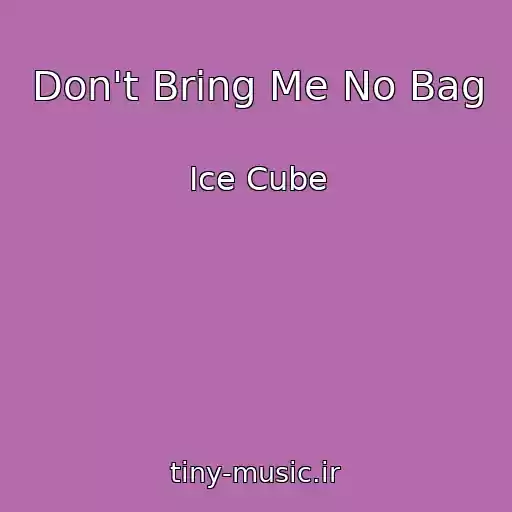 کاور آهنگ Don't Bring Me No Bag از Ice Cube