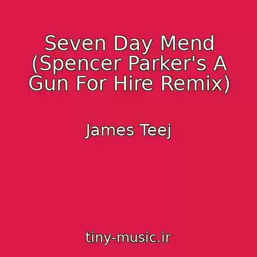 کاور آهنگ Seven Day Mend (Spencer Parker's A Gun For Hire Remix) از James Teej