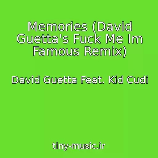 کاور آهنگ Memories (David Guetta's Fuck Me Im Famous Remix) از David Guetta Feat. Kid Cudi