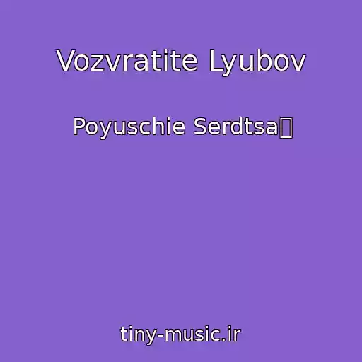 کاور آهنگ Vozvratite Lyubov از Poyuschie Serdtsa怀