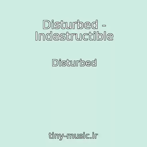 کاور آهنگ Disturbed - Indestructible از Disturbed