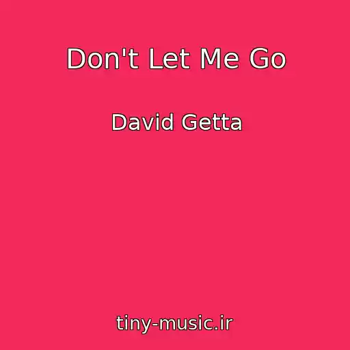 کاور آهنگ Don't Let Me Go از David Getta