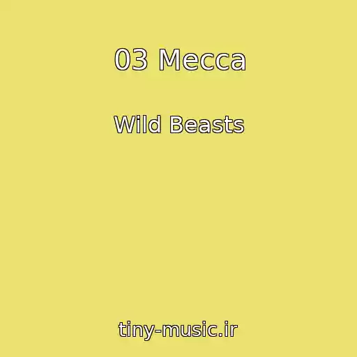 کاور آهنگ 03 Mecca از Wild Beasts