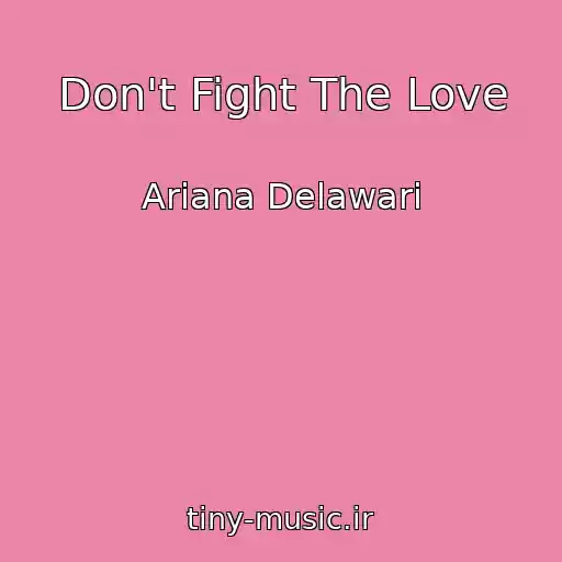 کاور آهنگ Don't Fight The Love از Ariana Delawari
