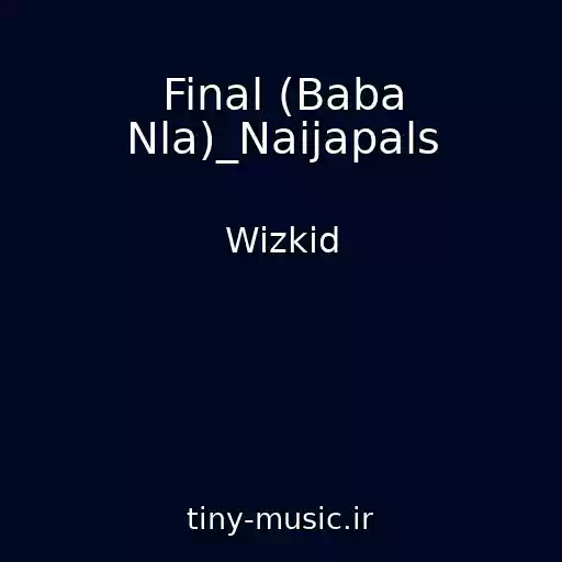 کاور آهنگ Final (Baba Nla)_Naijapals از Wizkid