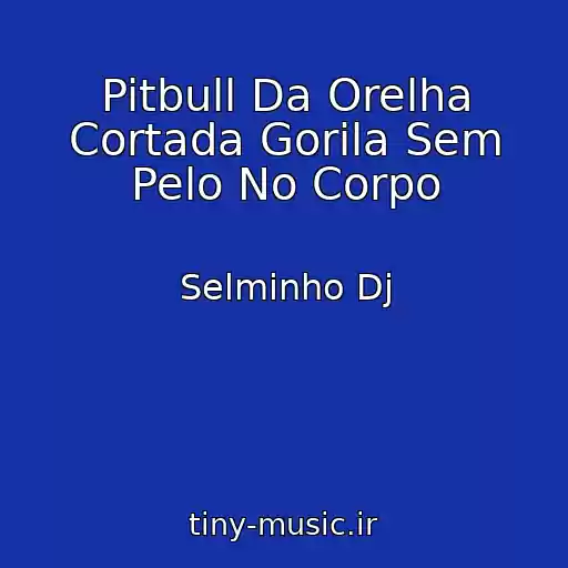 کاور آهنگ Pitbull Da Orelha Cortada Gorila Sem Pelo No Corpo از Selminho Dj