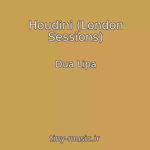 کاور آهنگ Houdini (London Sessions) از Dua Lipa