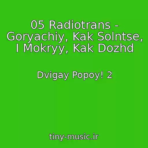 کاور آهنگ 05 Radiotrans - Goryachiy, Kak Solntse, I Mokryy, Kak Dozhd از Dvigay Popoy! 2