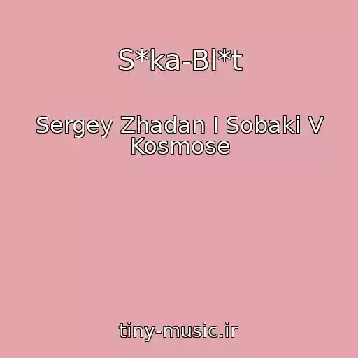 کاور آهنگ S*ka-Bl*t از Sergey Zhadan I Sobaki V Kosmose