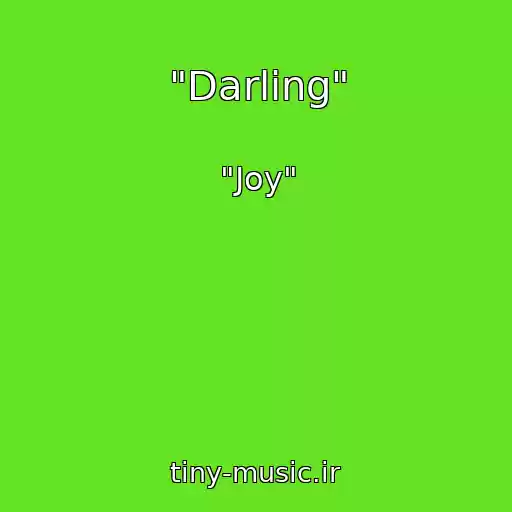 کاور آهنگ "Darling" از "Joy"