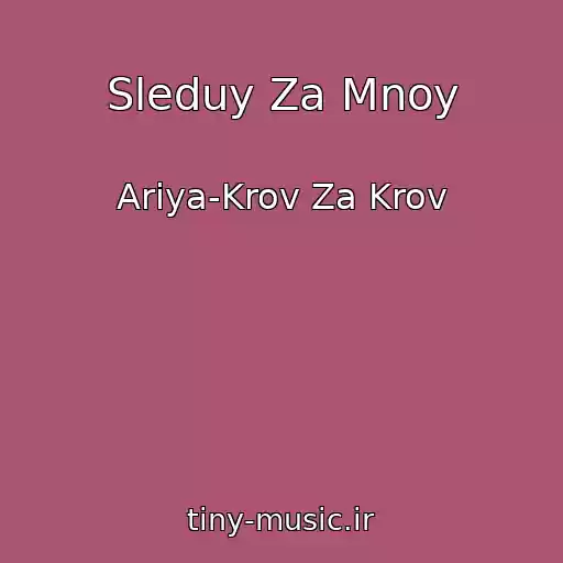 کاور آهنگ Sleduy Za Mnoy از Ariya-Krov Za Krov