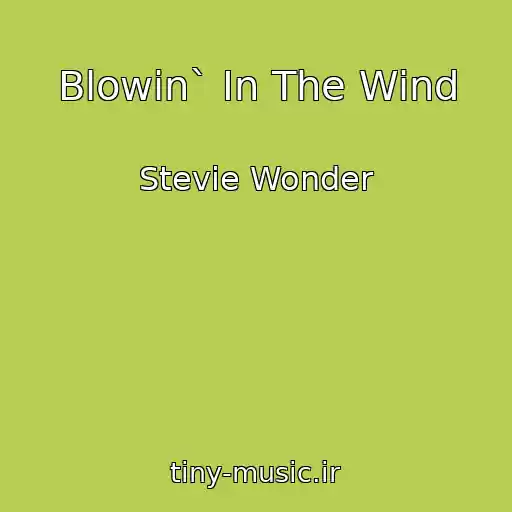 کاور آهنگ Blowin` In The Wind از Stevie Wonder