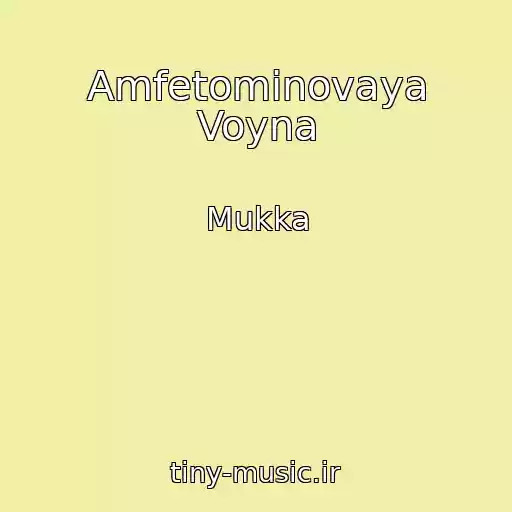 کاور آهنگ Amfetominovaya Voyna از Mukka