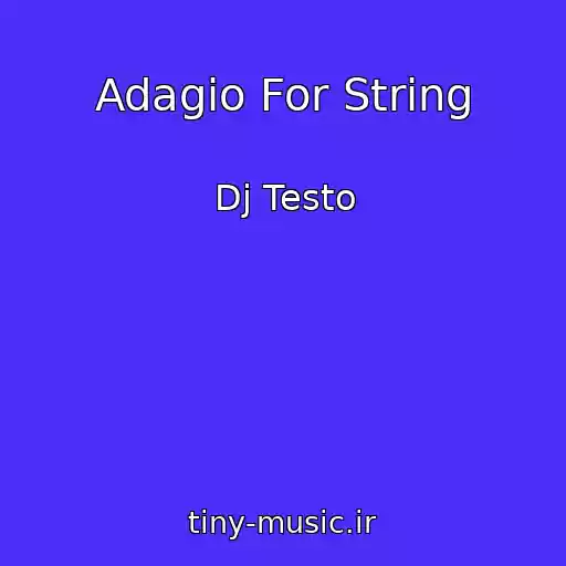 کاور آهنگ Adagio For String از Dj Testo