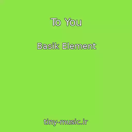 کاور آهنگ To You از Basik Element