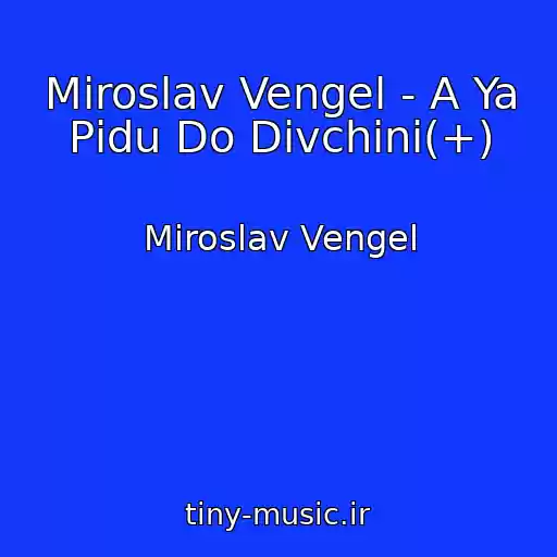 کاور آهنگ Miroslav Vengel - A Ya Pіdu Do Dіvchini(+) از Miroslav Vengel