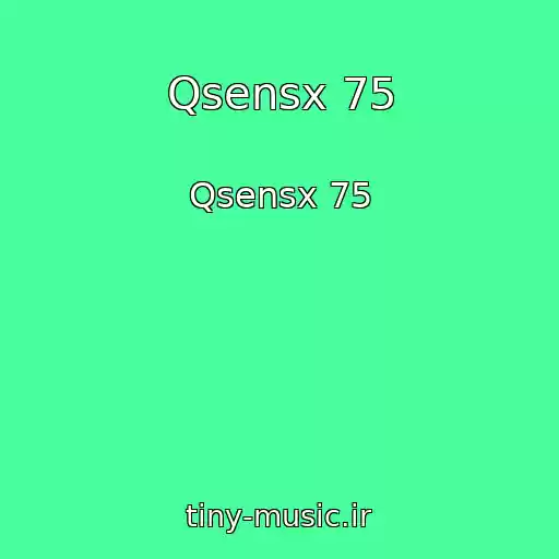 کاور آهنگ Qsensx 75 از Qsensx 75