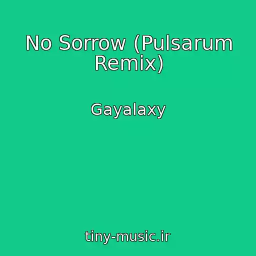 کاور آهنگ No Sorrow (Pulsarum Remix) از Gayalaxy