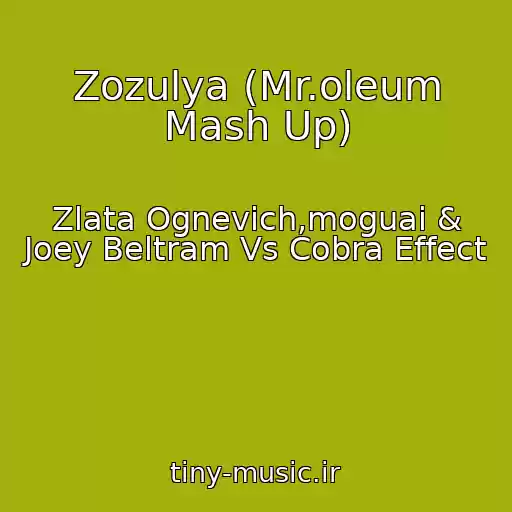 کاور آهنگ Zozulya (Mr.oleum Mash Up) از Zlata Ognevich,moguai & Joey Beltram Vs Cobra Effect