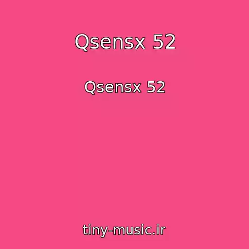 کاور آهنگ Qsensx 52 از Qsensx 52