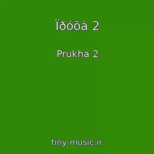 کاور آهنگ Ïðóõà 2 از Prukha 2