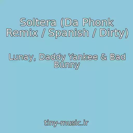 کاور آهنگ Soltera (Da Phonk Remix / Spanish / Dirty) از Lunay, Daddy Yankee & Bad Bunny
